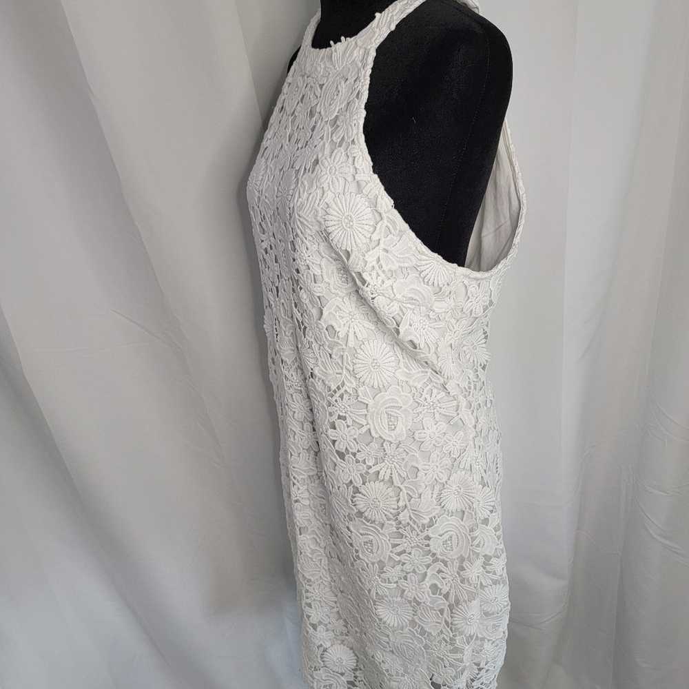 Lulus Ivory Lace Mini Dress, XL - image 3