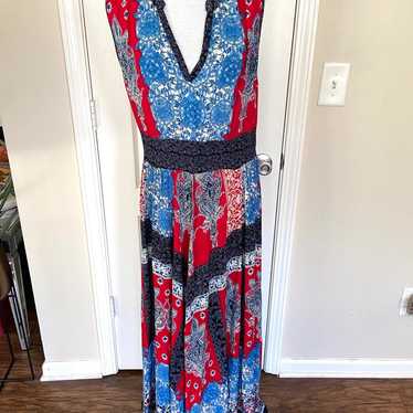 Bila Maxi Dress Women's Multicolor Plus Size XL