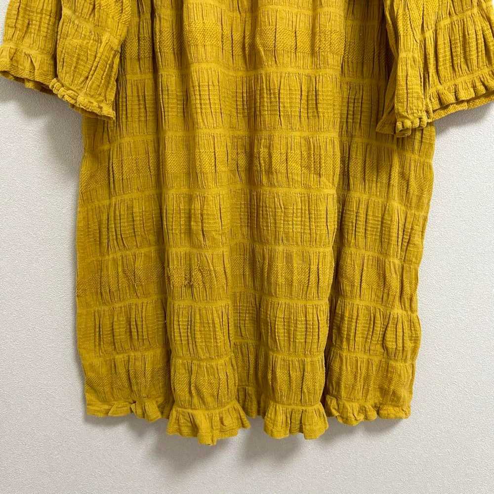 Nice Clap Shirring 5/4 Sleeve Tunic [F] Mustard - image 11