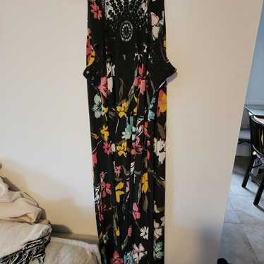 Lane bryant floral maxi dress