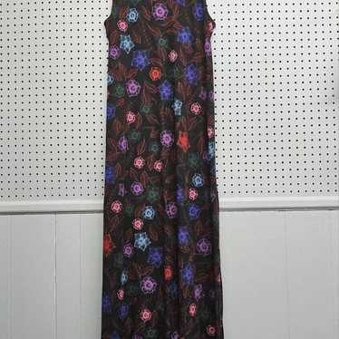 Lularoe Floral Sleeveless Maxi Dress Size 2XL Tal… - image 1