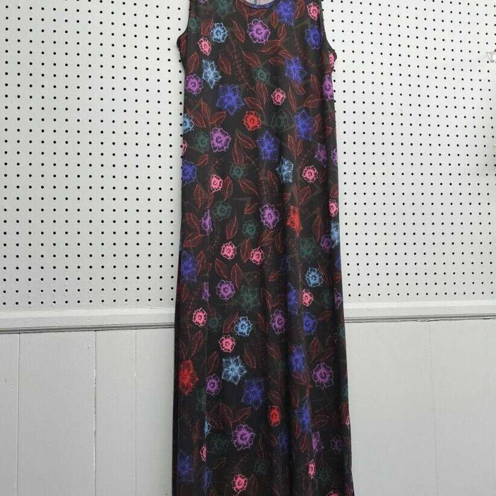 Lularoe Floral Sleeveless Maxi Dress Size 2XL Tal… - image 2