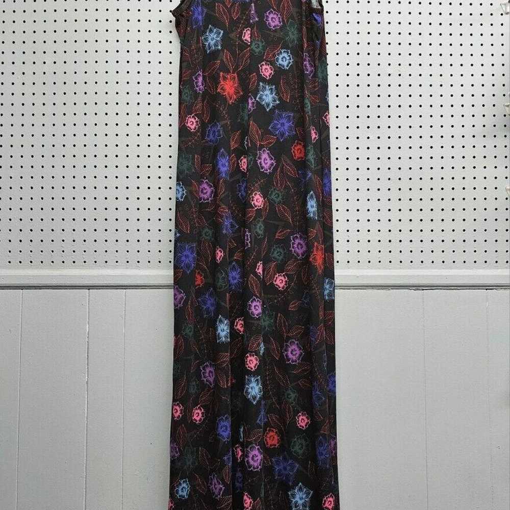 Lularoe Floral Sleeveless Maxi Dress Size 2XL Tal… - image 6