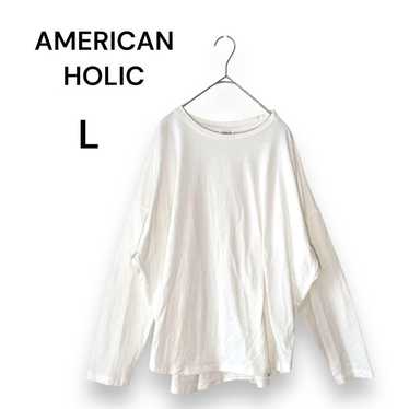 Item a503 American Holic Long T-shirt Long Sleeve 