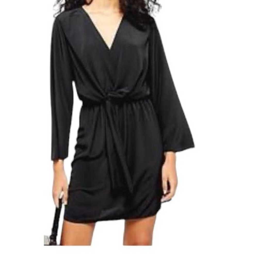 Topshop dress Tiffany knot minidress long sleeve … - image 5