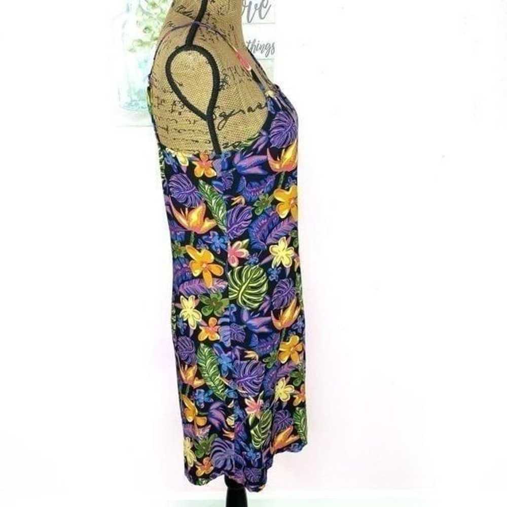 Vans Tropicali Floral Print Slip Dress Size Small… - image 4