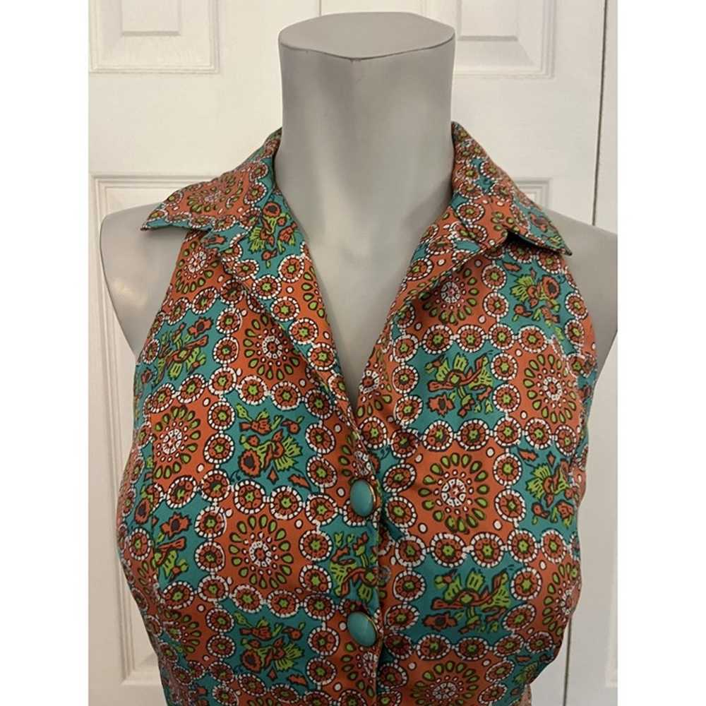 Anthropologie Leifsdottir Multicolor Pattern Prin… - image 3