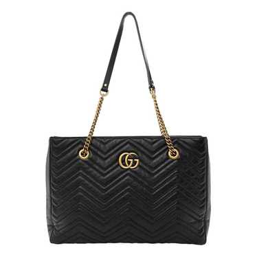 Gucci Gg Marmont Chain leather tote