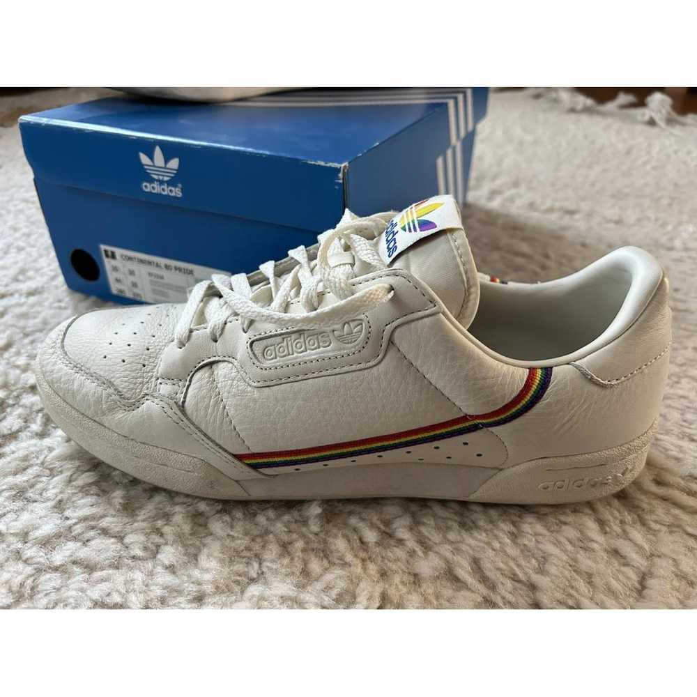 Adidas Continental 80 leather low trainers - image 2