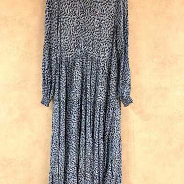 Zara dress long maxi tiered long sleeve