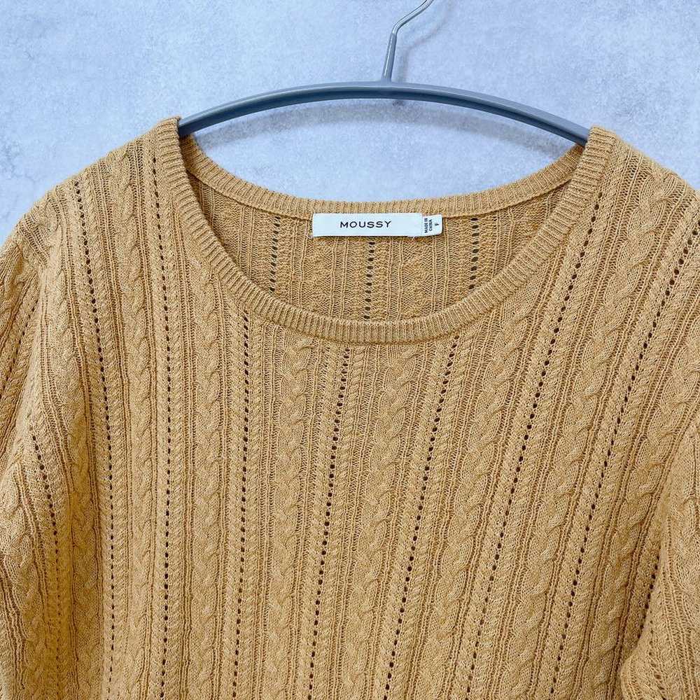 Excellent condition MOUSSY see-through knit summe… - image 2