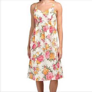 Cynthia Rowley Floral Linen Dress