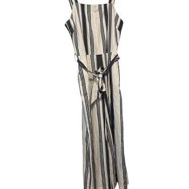 Massimo Dutti Jumpsuit striped belted