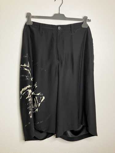 Yohji Yamamoto 21AW Silk Spider Shorts