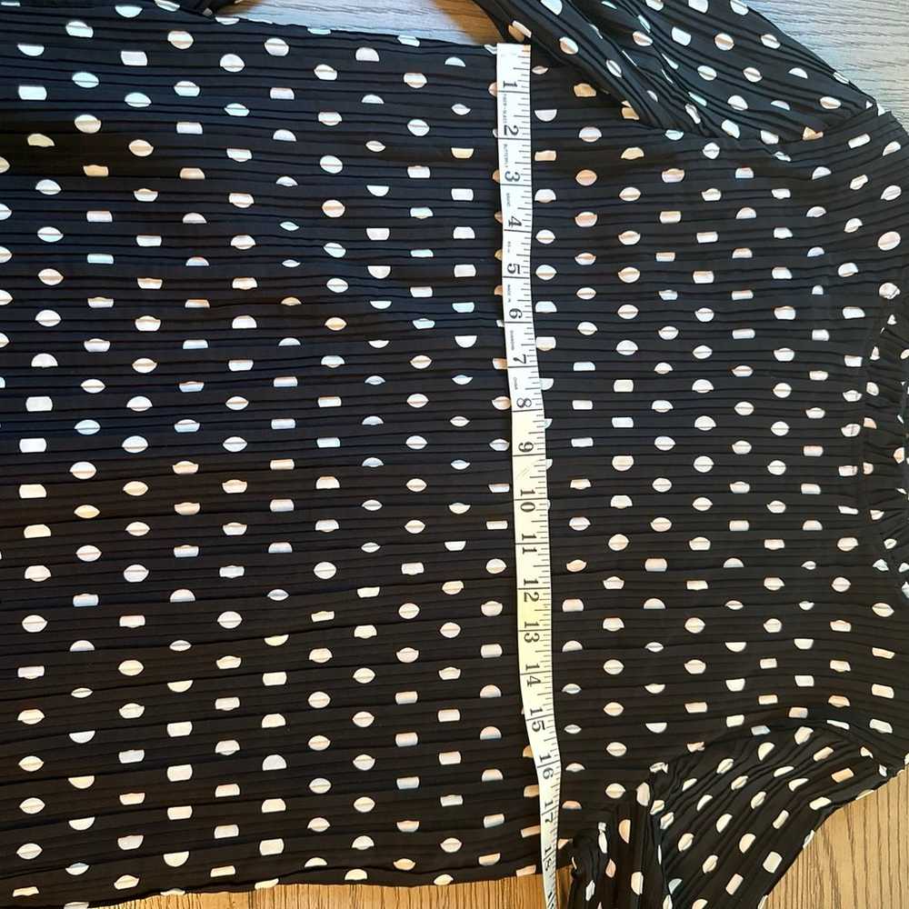 Love Riche Black and White Polka Dot Dress Size M - image 11