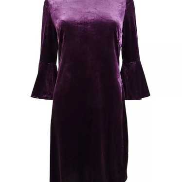 Tommy Hilfiger Women's Velvet Bell-Sleeve Dress - image 1