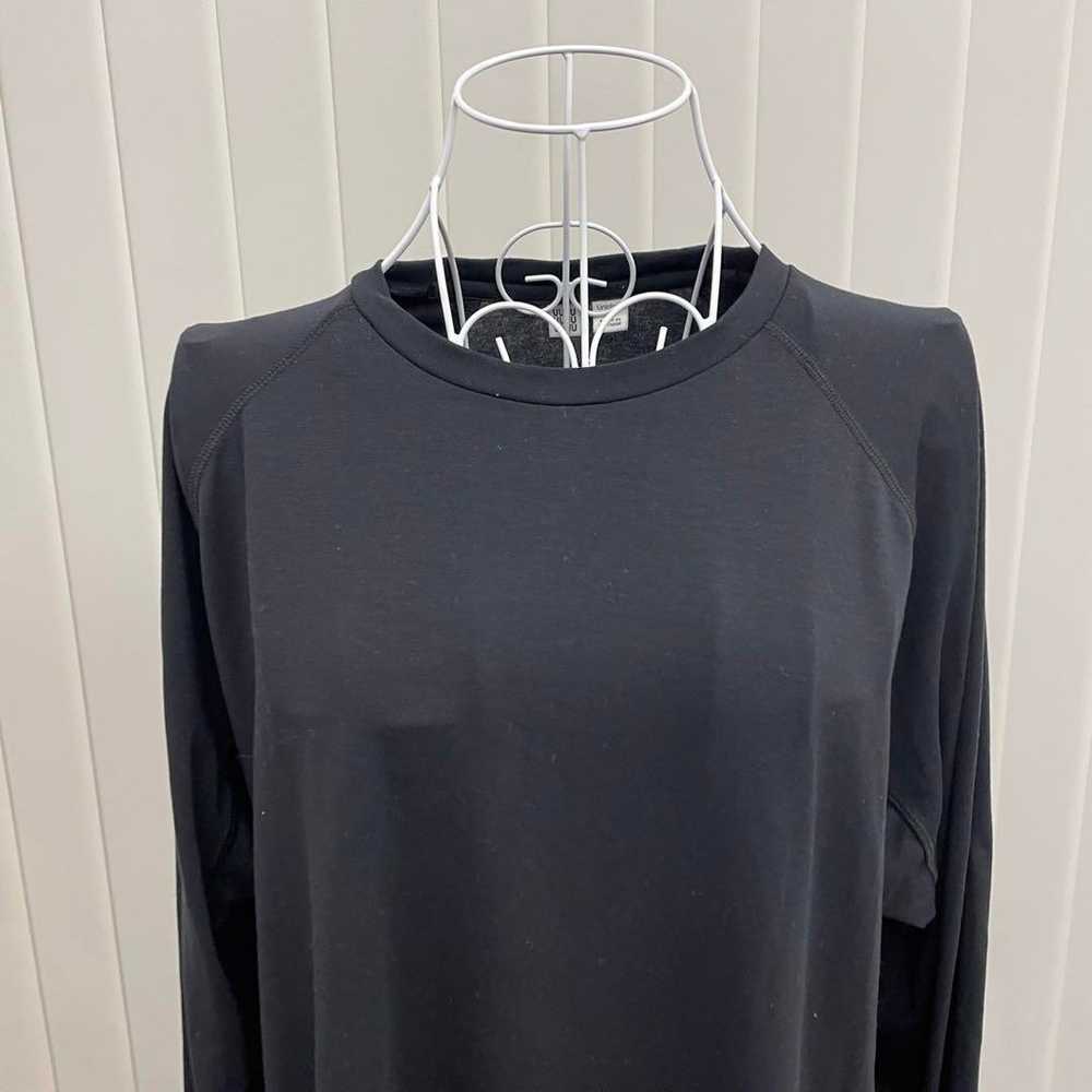 UNIQLO Women's Long Sleeve T-shirt Black Top - image 2