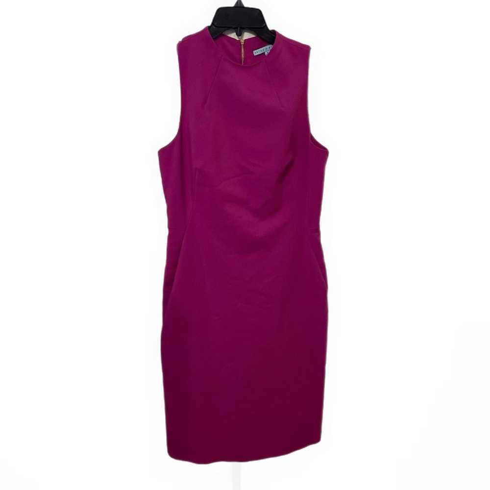 Antonio Melani Magenta Pencil Dress Size 8 - image 1