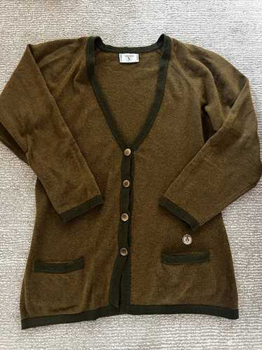 Vintage Valentino Black ニットロングケープ マント - メルカリ
