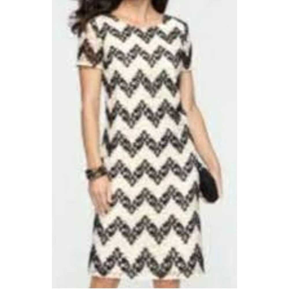 Talbots Crochet Chevron Sheath Dress Business Cas… - image 2