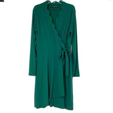 41 Hawthorn M Ryleigh Long Sleeve Faux Wrap Dress 