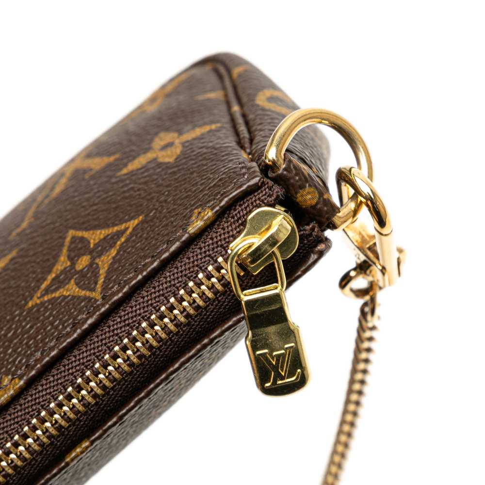 Brown Louis Vuitton Monogram Mini Pochette Access… - image 8