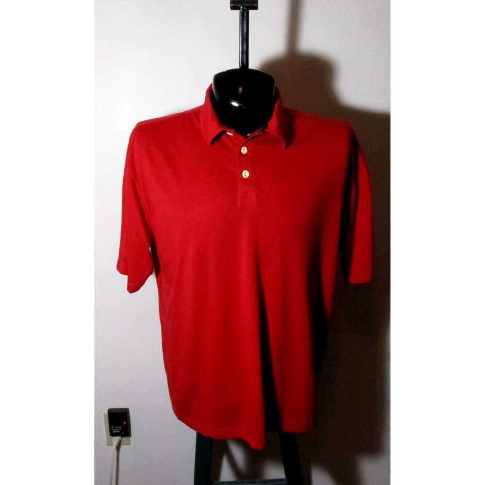 Orvis Strong Classic Fit Red Short Sleeve Polo Sh… - image 1