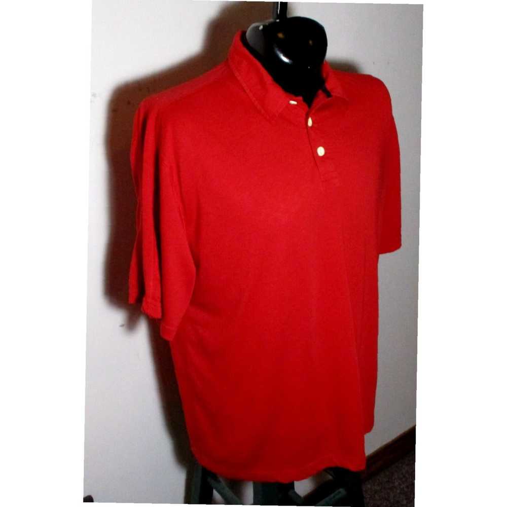 Orvis Strong Classic Fit Red Short Sleeve Polo Sh… - image 3