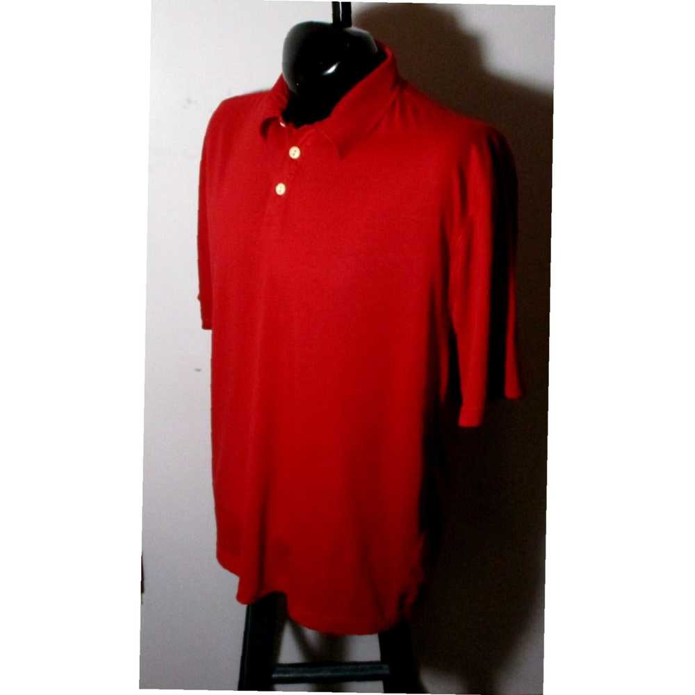 Orvis Strong Classic Fit Red Short Sleeve Polo Sh… - image 4