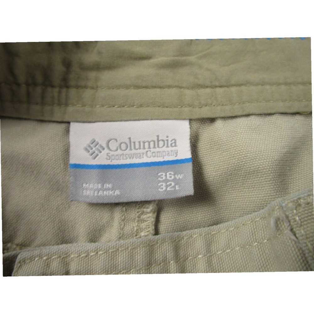 Vintage Columbia Mens 36x32 Beige Cotton Outdoor … - image 4