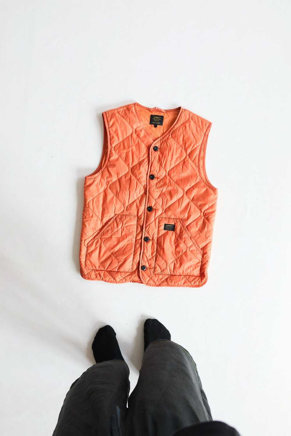 Carhartt Wip Carhartt WIP: Quilted Vest (Orange) - image 1