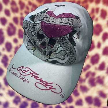 Pink ed hardy hat - Gem