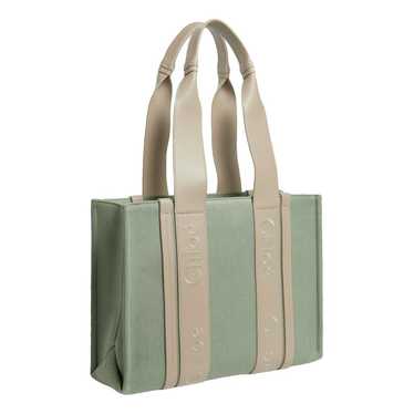 Chloé Woody cloth tote - image 1