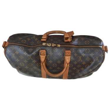 Louis Vuitton Keepall leather travel bag - image 1