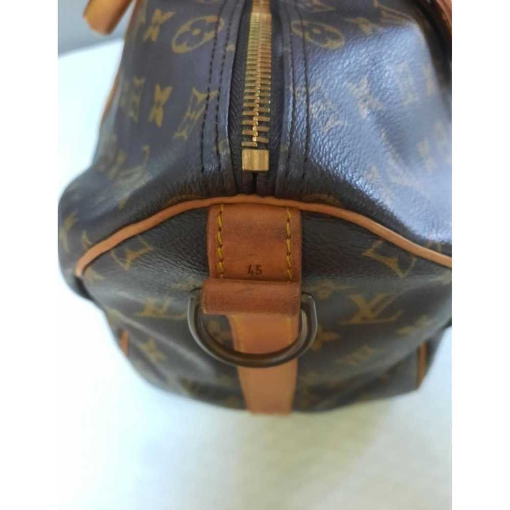 Louis Vuitton Keepall leather travel bag - image 8