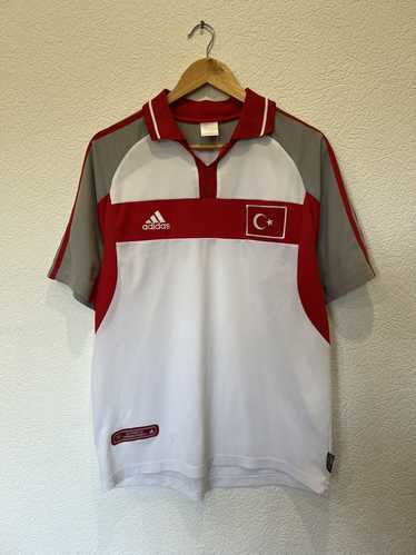 Adidas × Soccer Jersey × Vintage Adidas Turkey 200