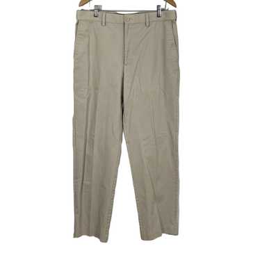 Savane Ivory Colored Flat Fronted Chino Trousers … - image 1