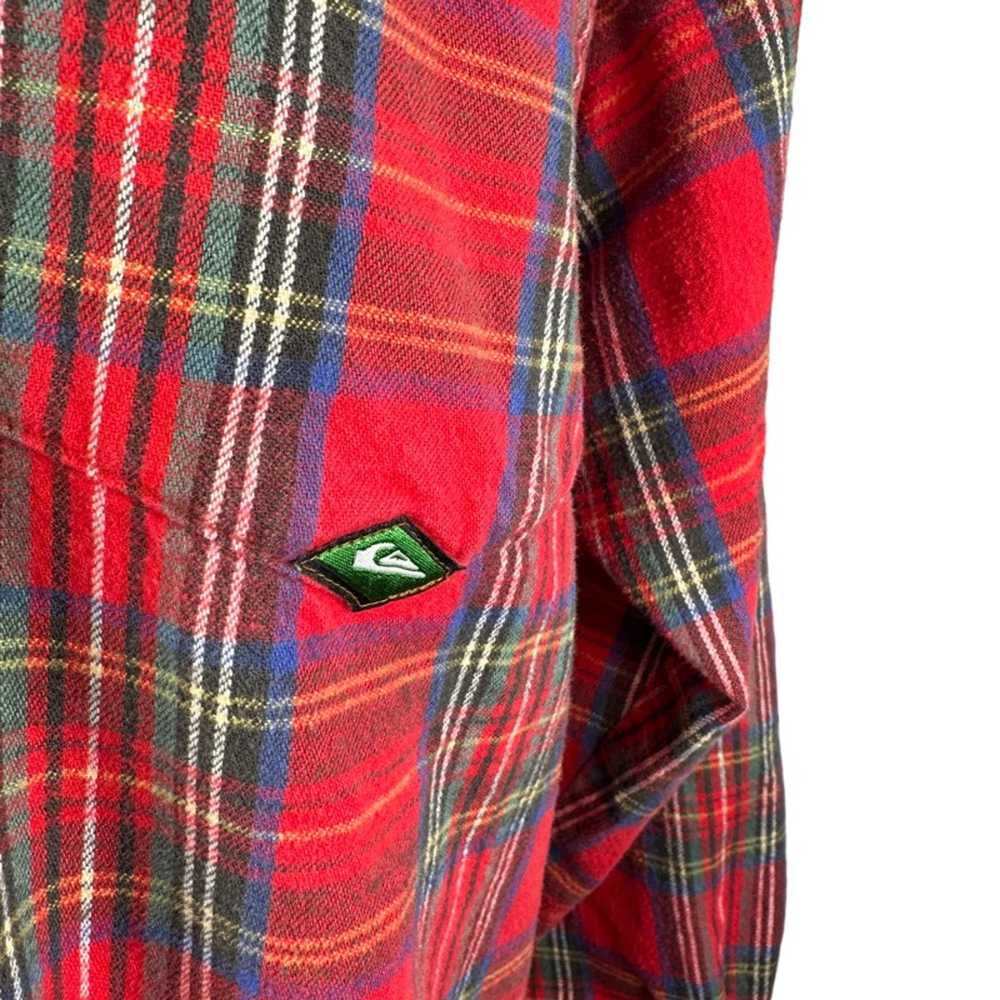 Quiksilver Vintage Quiksilver Flannel Shirt M But… - image 7