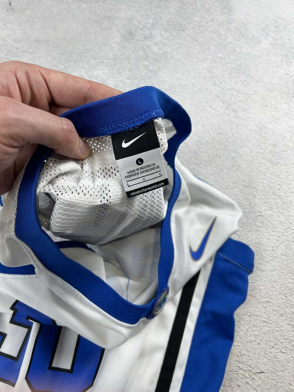 Jersey × NBA × Nike Duke Vintage Nike jersey AOP … - image 3