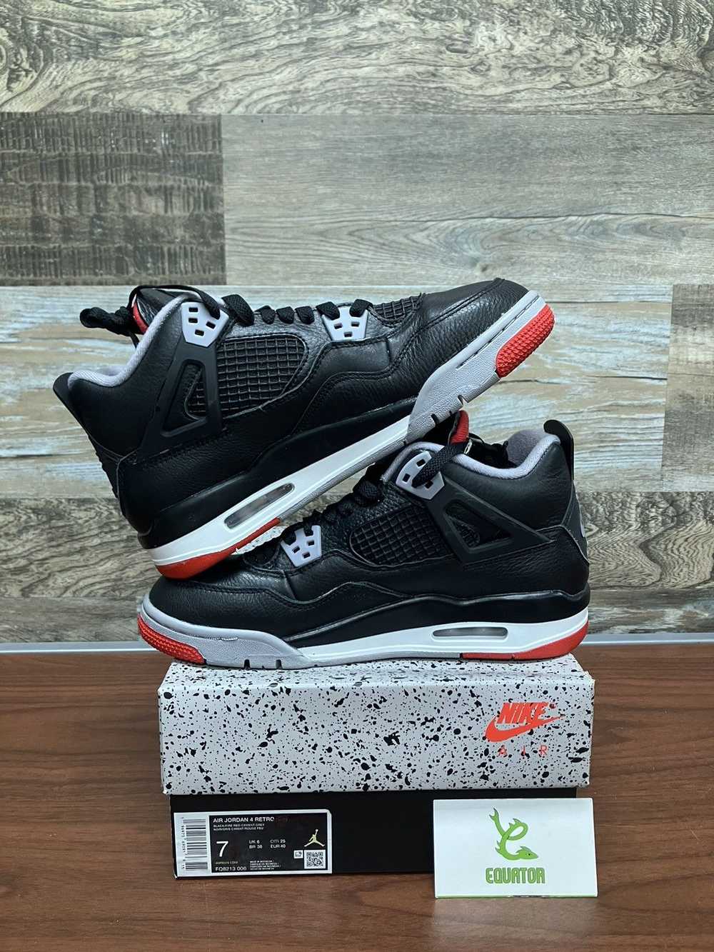 Jordan Brand Jordan 4 Bred Reimagined Size 7Y - image 3