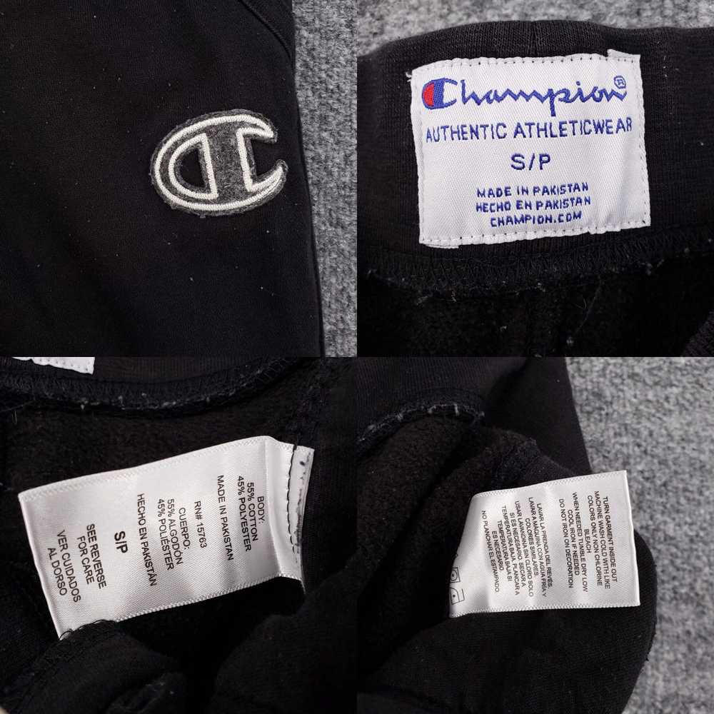 Champion Comfortable Black Cotton Logo Joggers Dr… - image 8