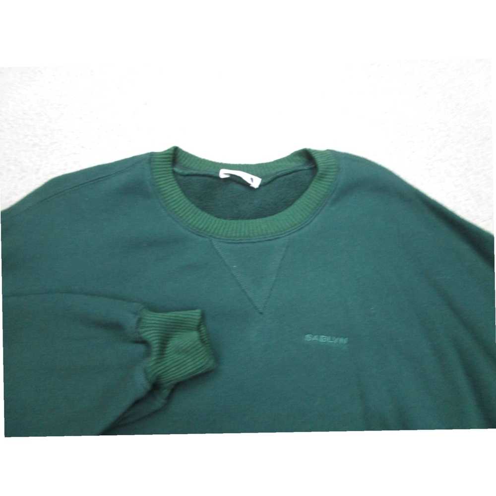 Vintage Womens Green Crewneck Sweatshirt Sablyn B… - image 2