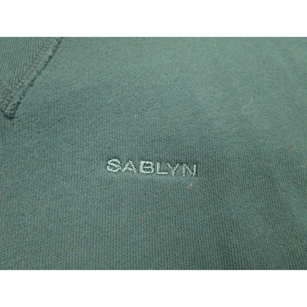 Vintage Womens Green Crewneck Sweatshirt Sablyn B… - image 4