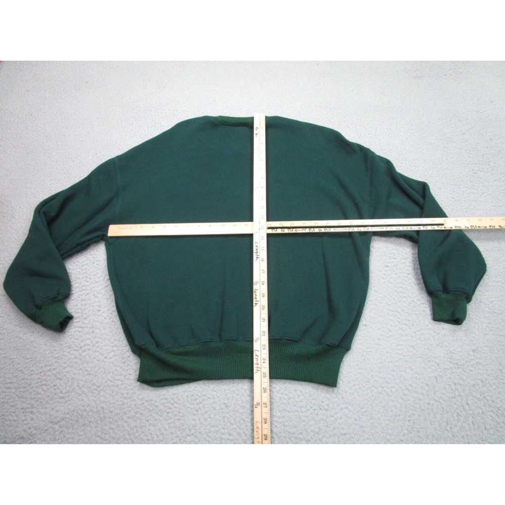 Vintage Womens Green Crewneck Sweatshirt Sablyn B… - image 7