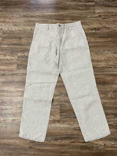 Zara Linen Pants Cropped Summer Chino Pants Marled