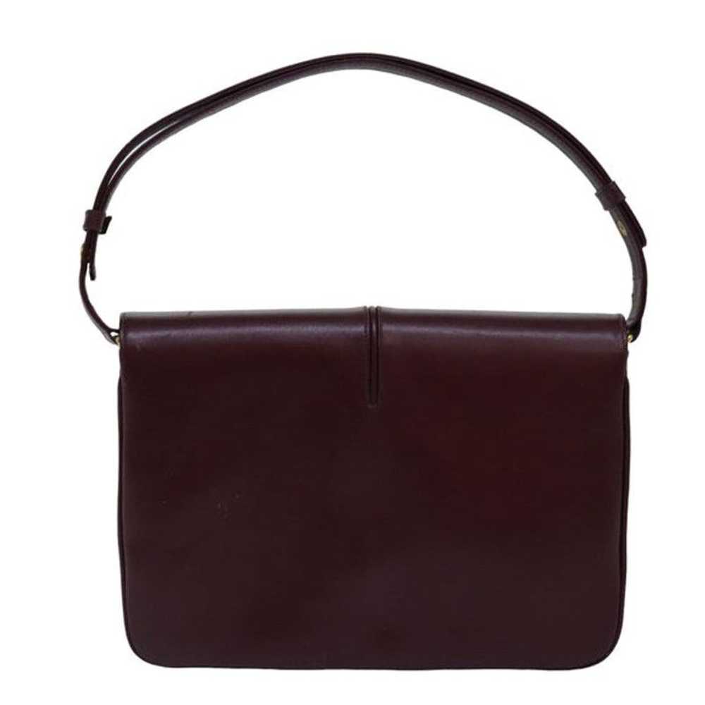 Gucci GUCCI Shoulder Bag Leather Bordeaux - image 2