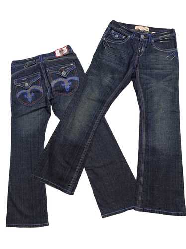 Denim & Co. × Made In Usa × Skull Jeans Laguna Be… - image 1