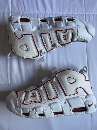 Nike Air More Uptempo White Varsity Red