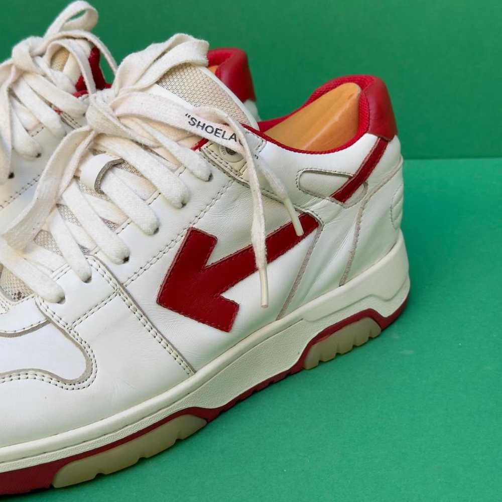 Off-White Arrow leather low trainers - image 8