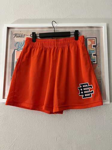 Eric Emanuel Eric Emanuel Orange and Navy Shorts … - image 1